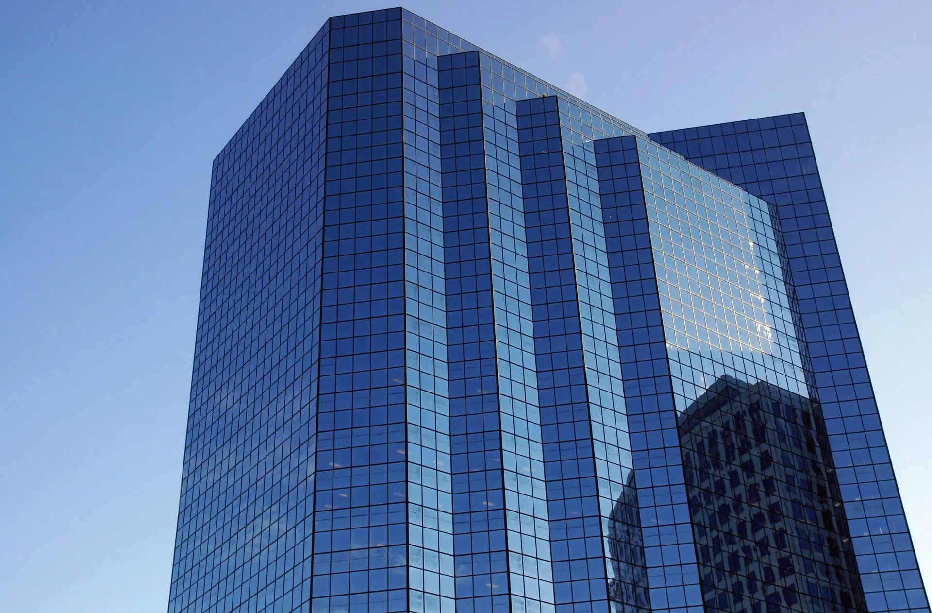 Modern commercial glass building