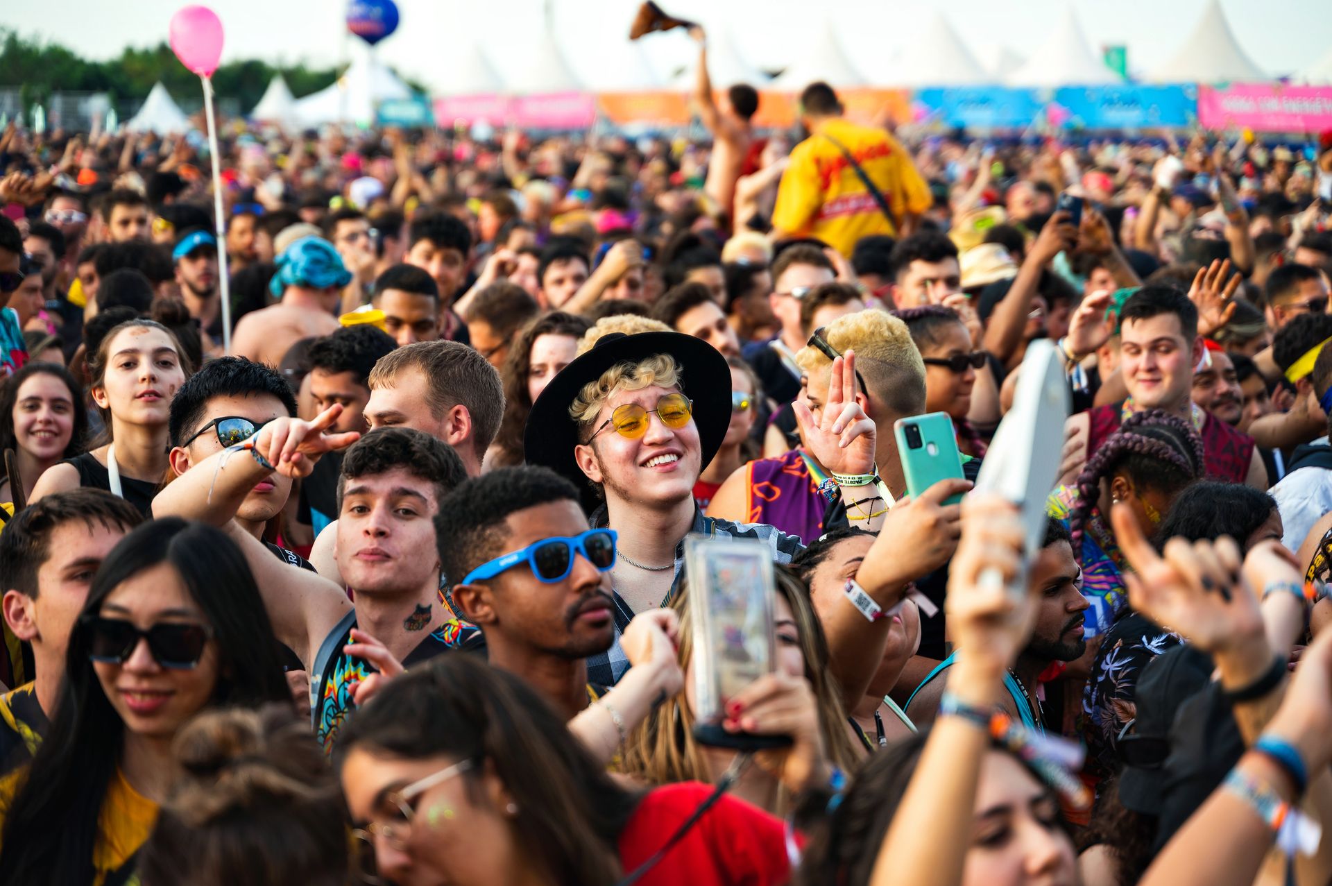 Crowd at outdoor festival