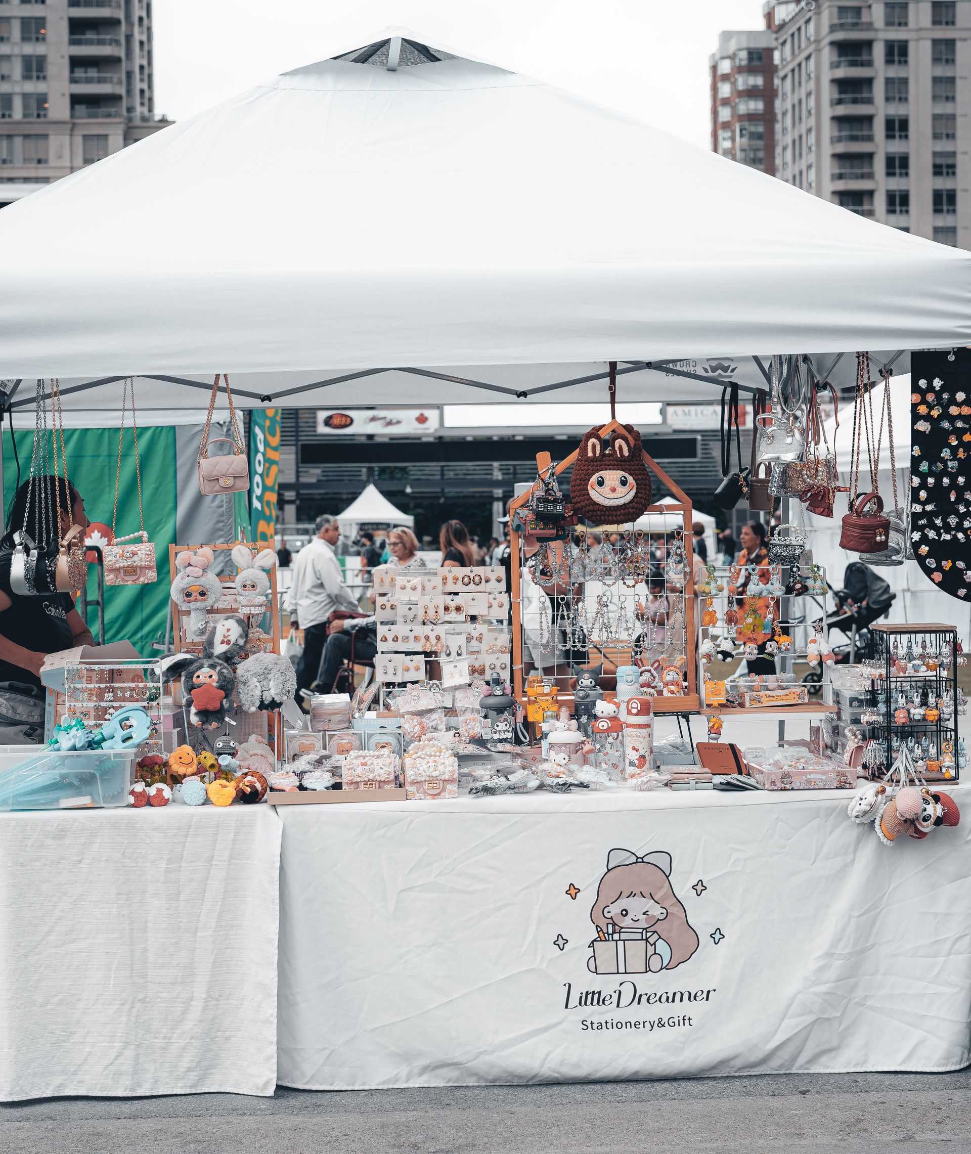 Outdoor food festival market