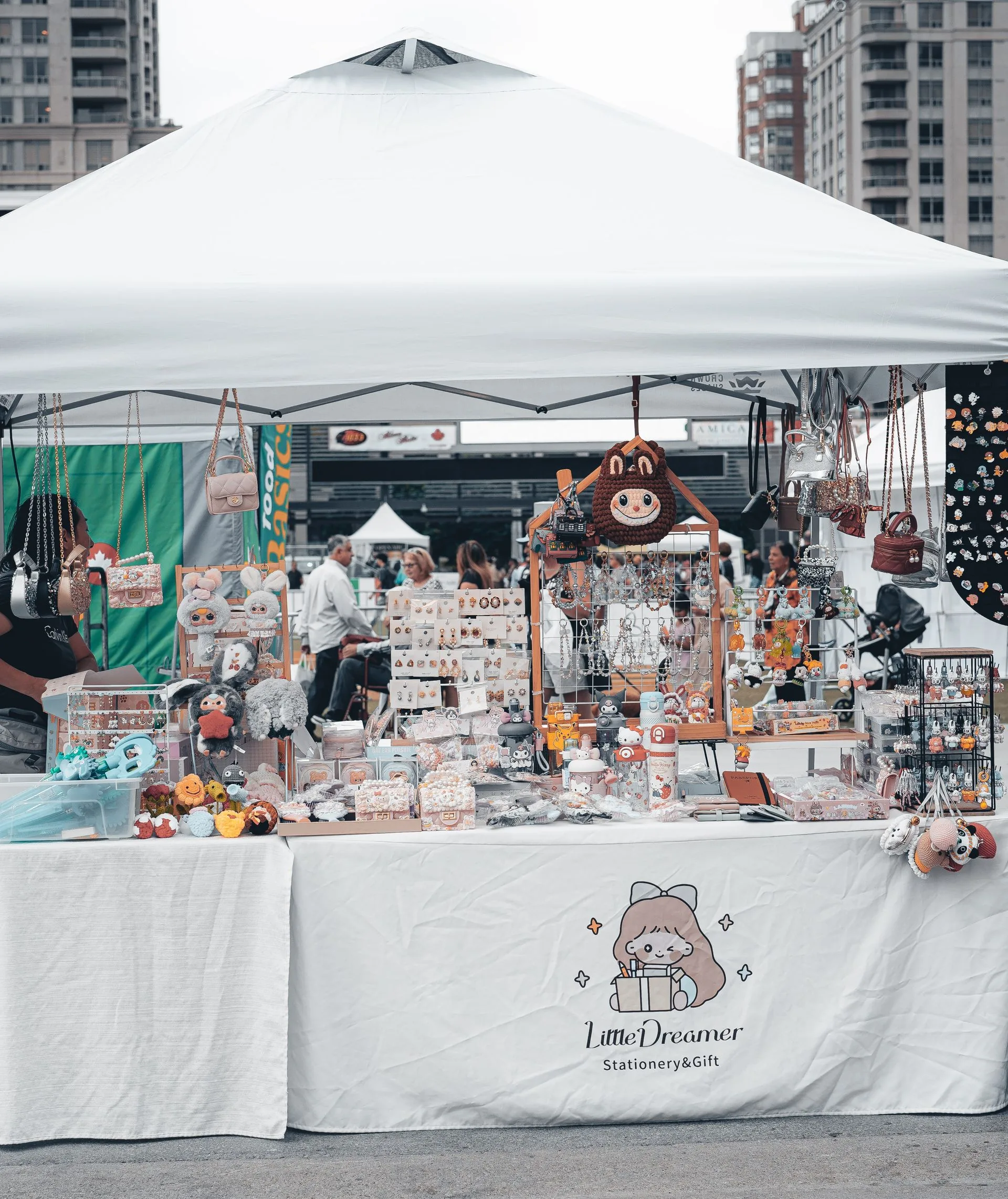 Outdoor food festival market