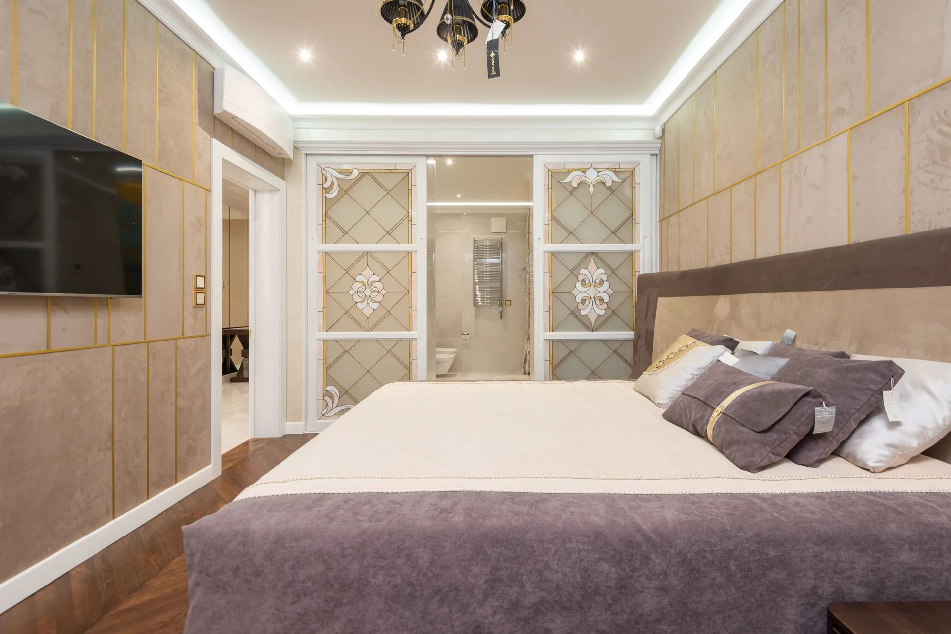 Luxury bedroom interior