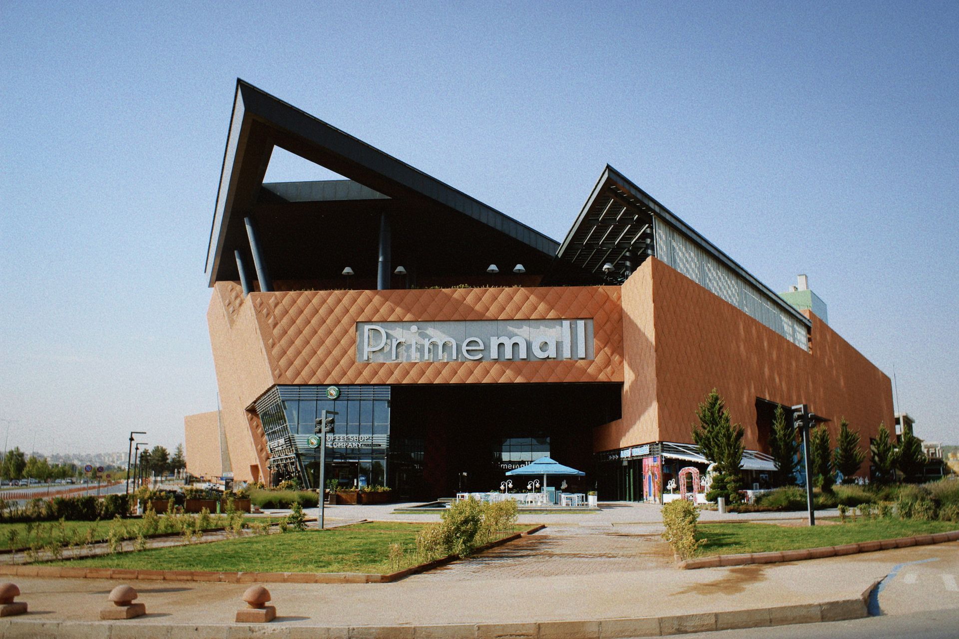 Modern retail storefront exterior