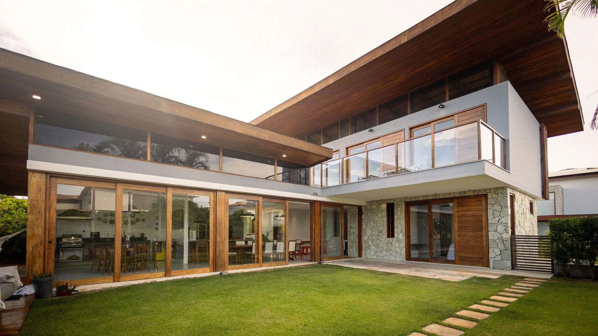 Modern luxury home exterior
